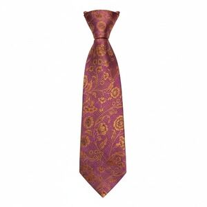 Robert Graham Necktie Pink Orange Floral Knowledge Wisdom Truth‎ Made In USA